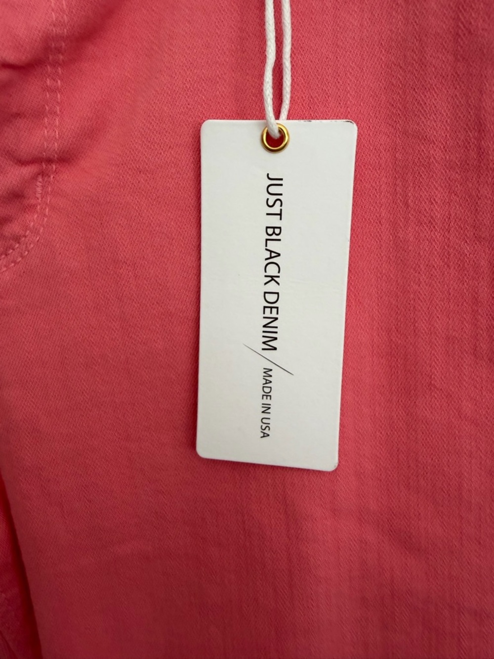 Just Black Coral Pink Skinny Jeans - Picture 4 of 6